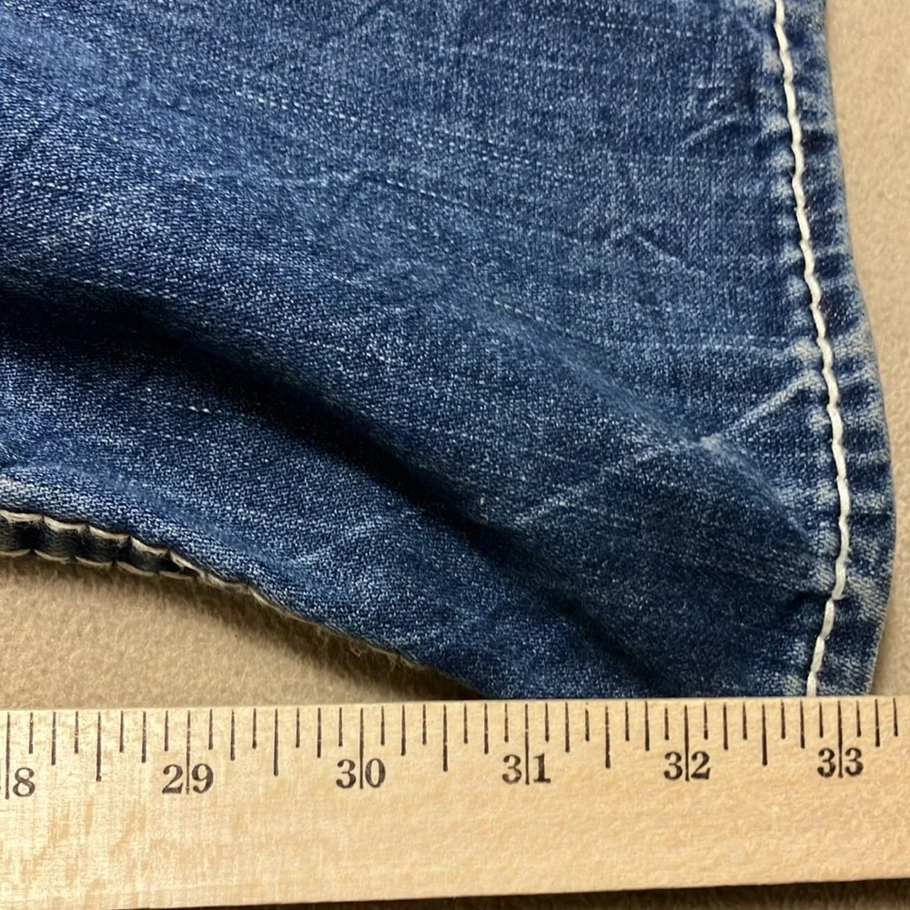 True Religion Straight Fake Blood Splatter Zola Movie Prop Jeans Men’s size‎ 36